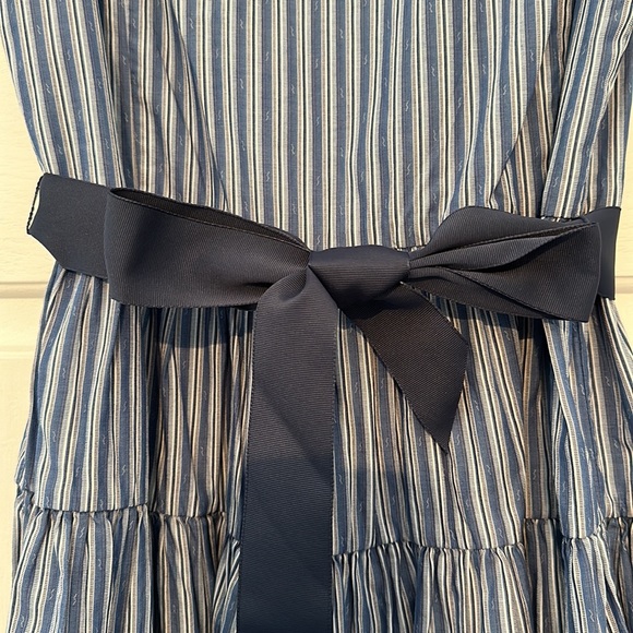 Ralph Lauren girls blue stripe dress NWT 16 - Picture 3 of 4